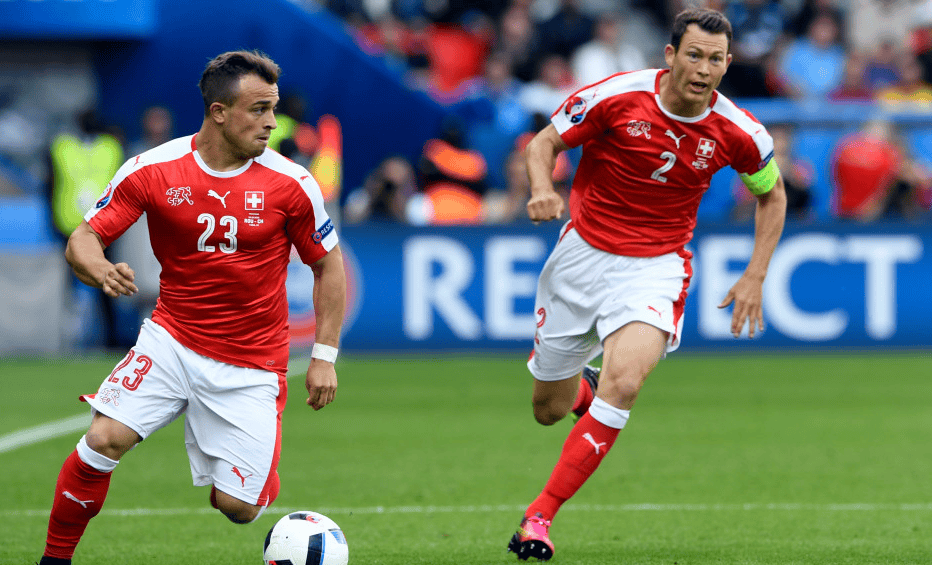 欧国联比赛瑞士队紧追在后，努力争夺前四位